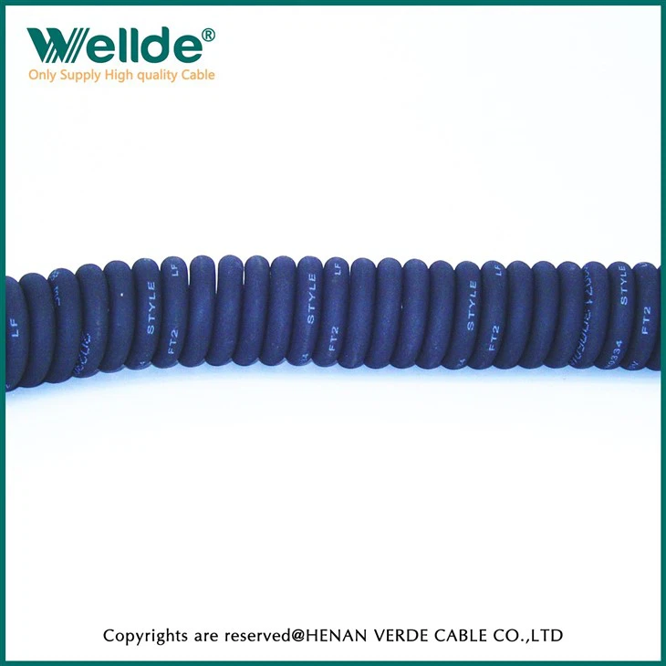 Spring Wire PVC Insulated Spiral Coil Cable