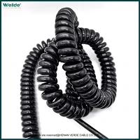 5-kärnig 1,0 mm PUR-spiralkabel